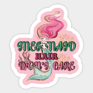 The Carefree Mermaid Sticker